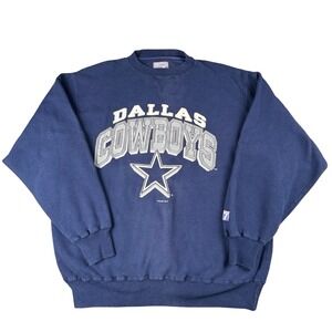 Vintage Dallas Cowboys Crewneck Sweatshirt Logo 7 NFL 1994 XL Blue